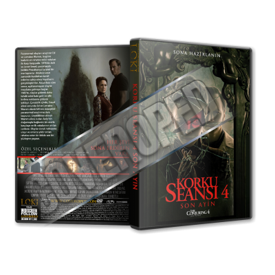 Korku Seansı 4 Son Ayin - The Conjuring Last Rites - 2025 Türkçe Dvd Cover Tasarımı